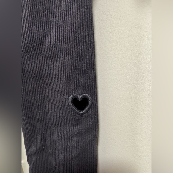 Lululemon Nulu Ribbed Wrap-Front Long-Sleeve Shirt Heart - Picture 6 of 12